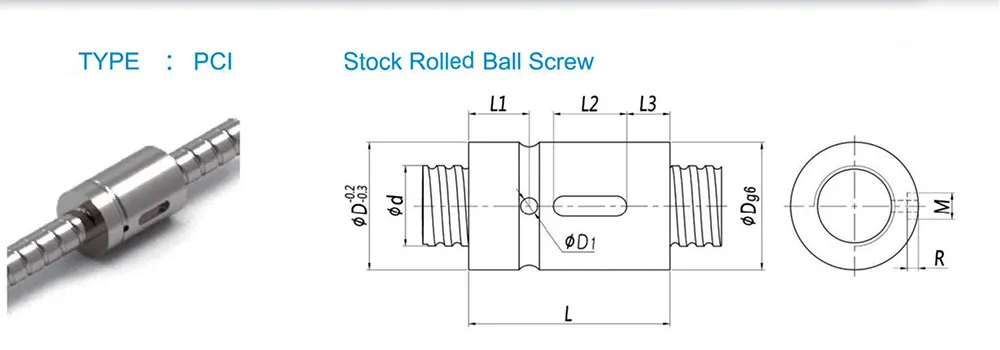 Rolled Miniature Ball Screw — original technical reference
